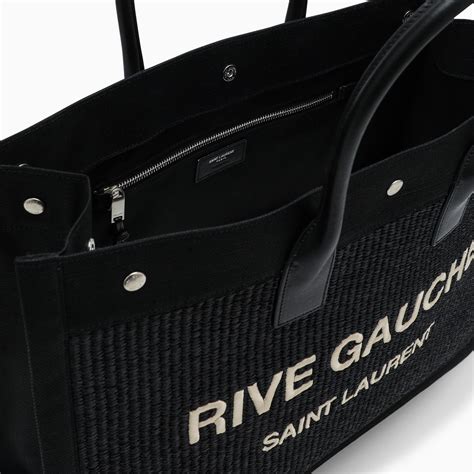 rive gauche ysl bag black|YSL tote bag canvas.